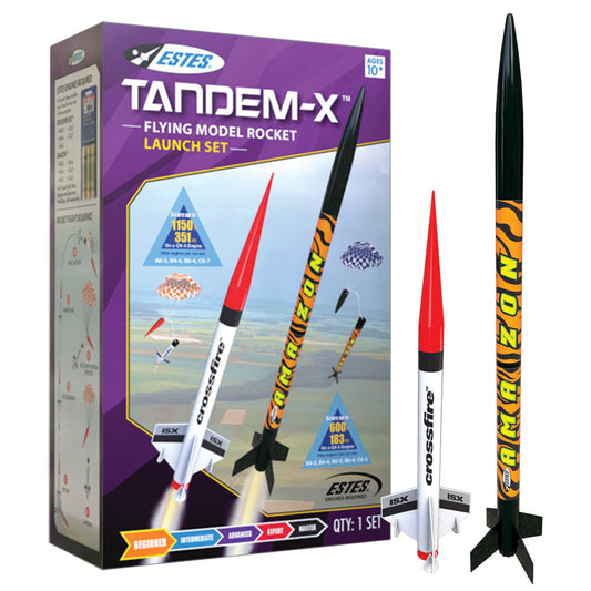 Estes Tandem-X Launch Set/2 Rockets  E2X