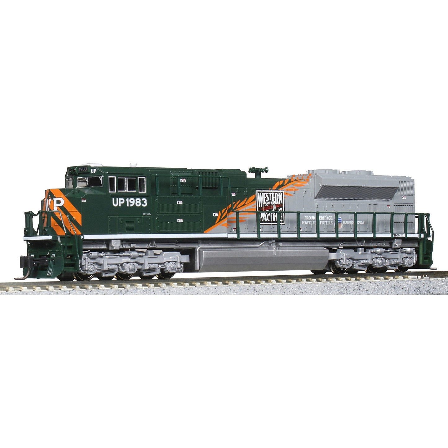 Kato N SD70ACe Diesel UP HeritageWP #1983 DCC