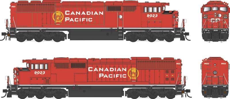 Bowser HO SD40-2f Canadian Pacific Beaver logo #9023