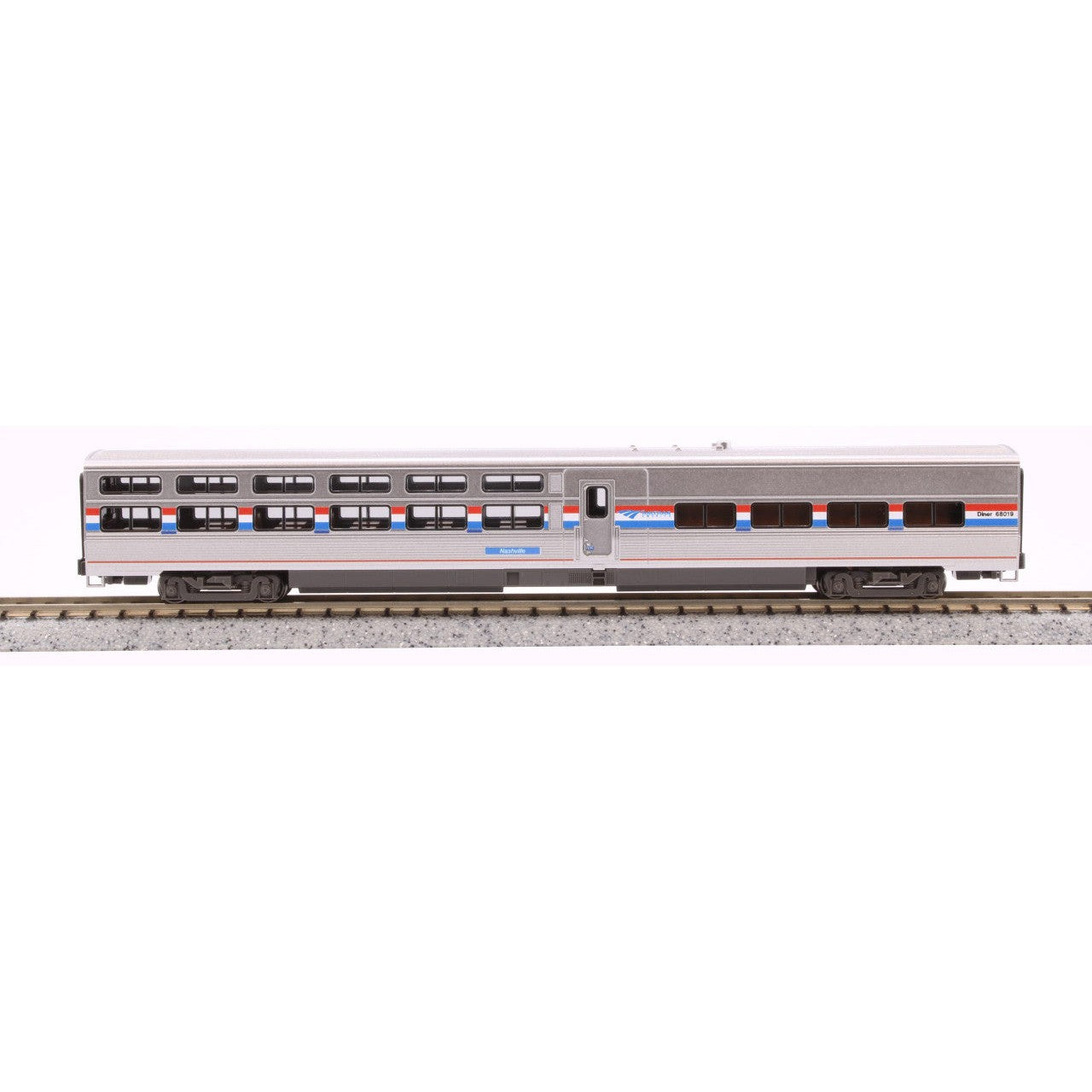 Kato N Scale N Amtrak Phase III Viewliner II Passenger Cars 4 Car Set