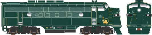 Bowser HO Jersey Central #58 EMD F3A (DC)