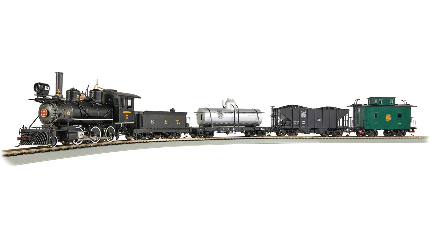 Bachmann On30 East Broad Top Steam Freight Train Set 2-6-0 Unboxing