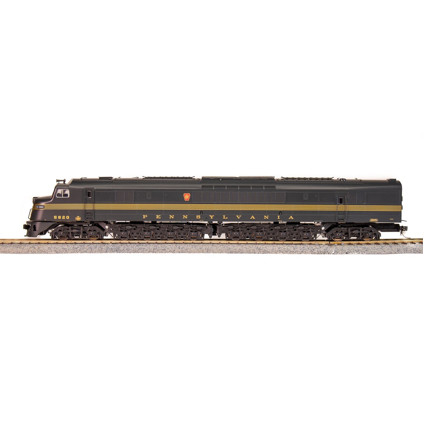 Broadway Limited HO Centipede Diesel PRR #5820 A2 Unit w/o Antennae/5-stripe