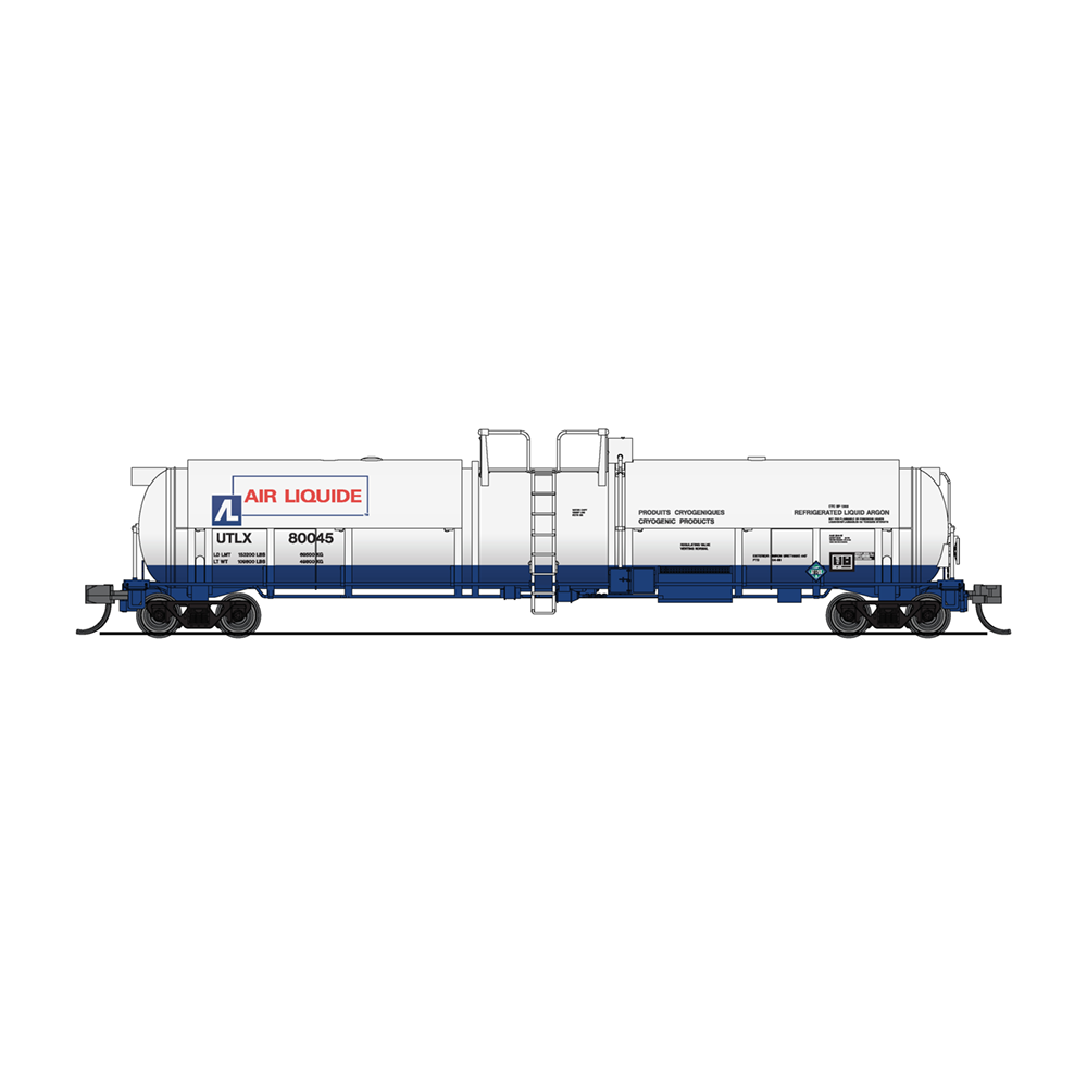 Broadway Limited N Cryogenic Tank Car Air Liquide 2pk