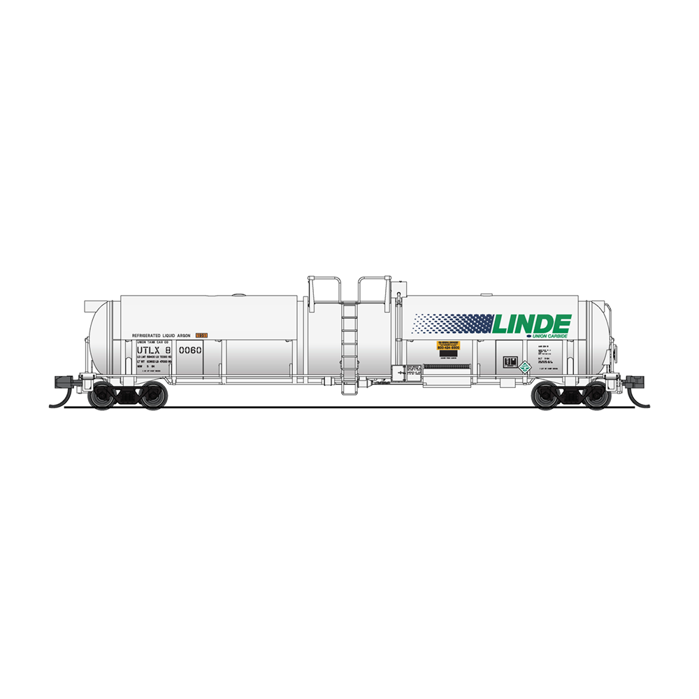 Broadway Limited N Cryogenic Tank Car Linde