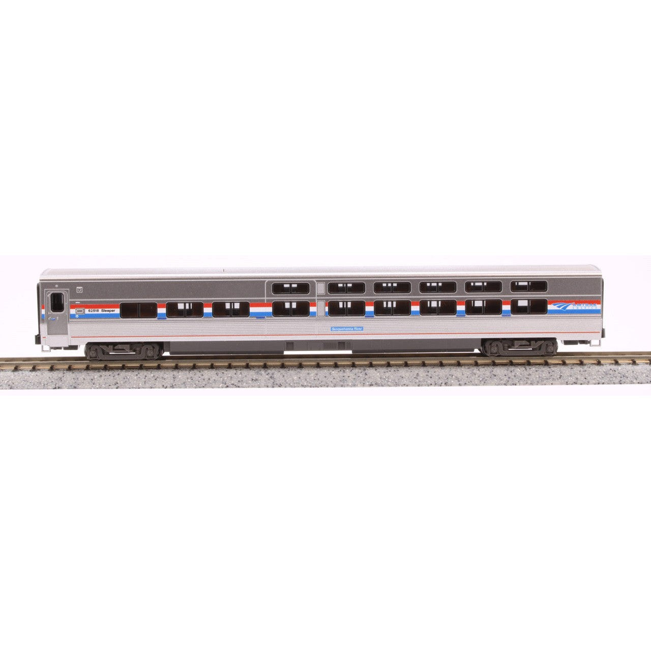 Kato N Scale N Amtrak Phase III Viewliner II Passenger Cars 4 Car Set