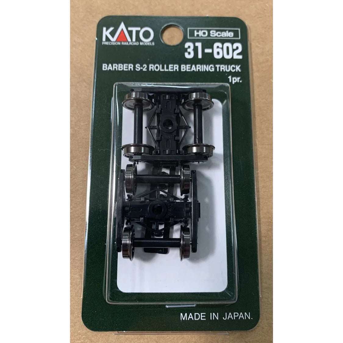 Kato HO Scale Barber S-2 Roller Bearing Truck 1 Pair