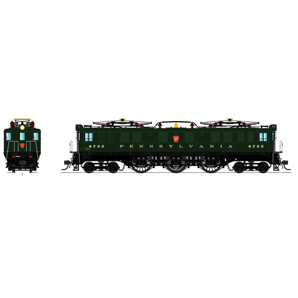 Broadway Limited HO P3 PRR P5a Boxcab Electric #4760/Frt.Type DC/DCC