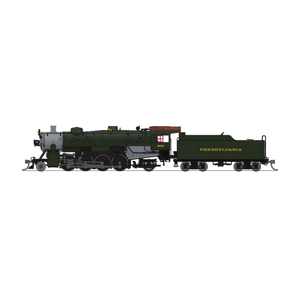 Broadway Limited N P3 USRA 2-8-2 Lt.Mikado Steam Loco PRR #9628/DC/DCC Sound