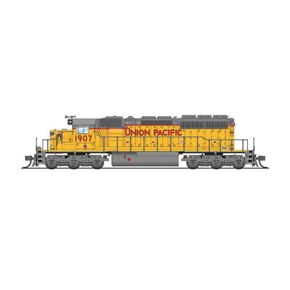 Broadway Limited N P4 SD40-2 Diesel UP #1907/Lightning Stripe DC/DCC