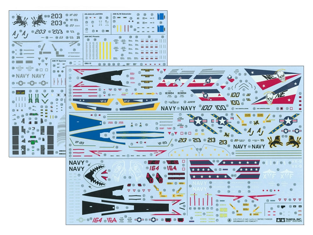 Tamiya 1/72 Grumman F-14D Tomcat Plastic Model Kit - 60795