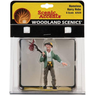 Woodland Scenics G Scale Hobo with Red Pouch