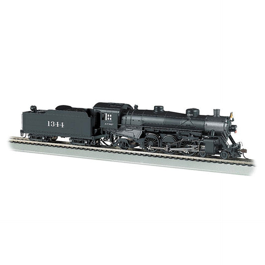 Bachmannn HO Scale Santa Fe USRA Light Pacific 4-6-2 Steam Loco #1344 DCC Ready