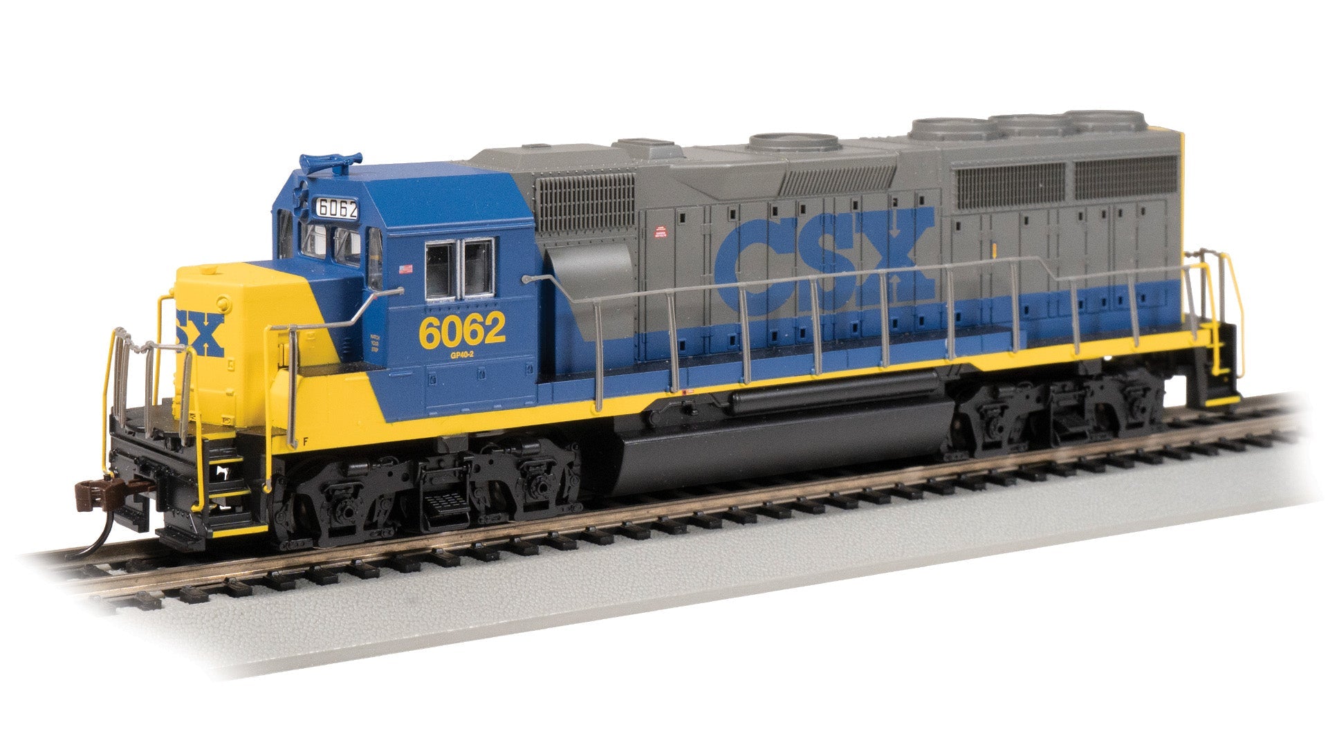 Bachmann HO Scale CSX #6062 GP40-2 Bright Future (DCC Equipped)