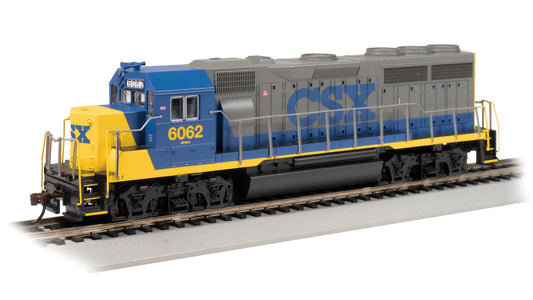 Bachmann HO Scale CSX #6062 GP40-2 Bright Future (DCC Equipped)