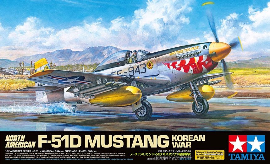 Tamiya 60328 1/32 North American F-51D Mustang