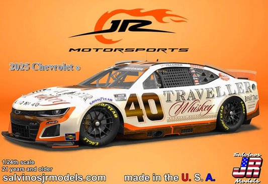 Salvinos Jr Models #40 JR Motorsports Justin Allgaier Traveller Whiskey Daytona 500