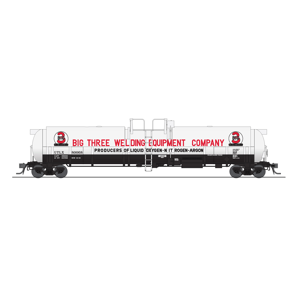 Broadway Limited HO Cryogenic Tank Car Big 3 Welding Equipment 2pk