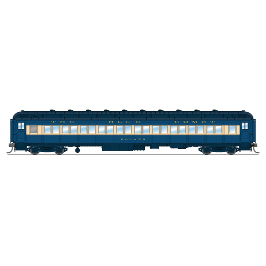Broadway Limited HO CNJ Blue Comet 80' Psg.Coaches 2pk B