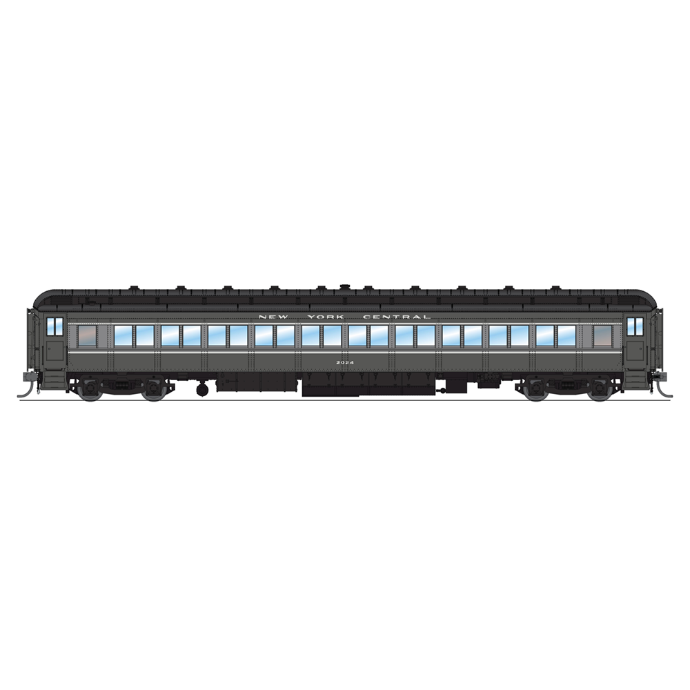 Broadway Limited HO NYC 80' Psg.Coach/Two-Tone Gray