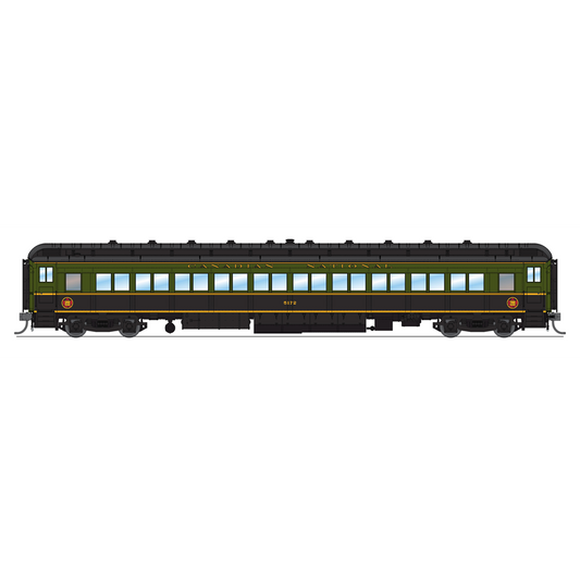 Broadway Limited HO CN 80' Psg.Coach/grn&blk
