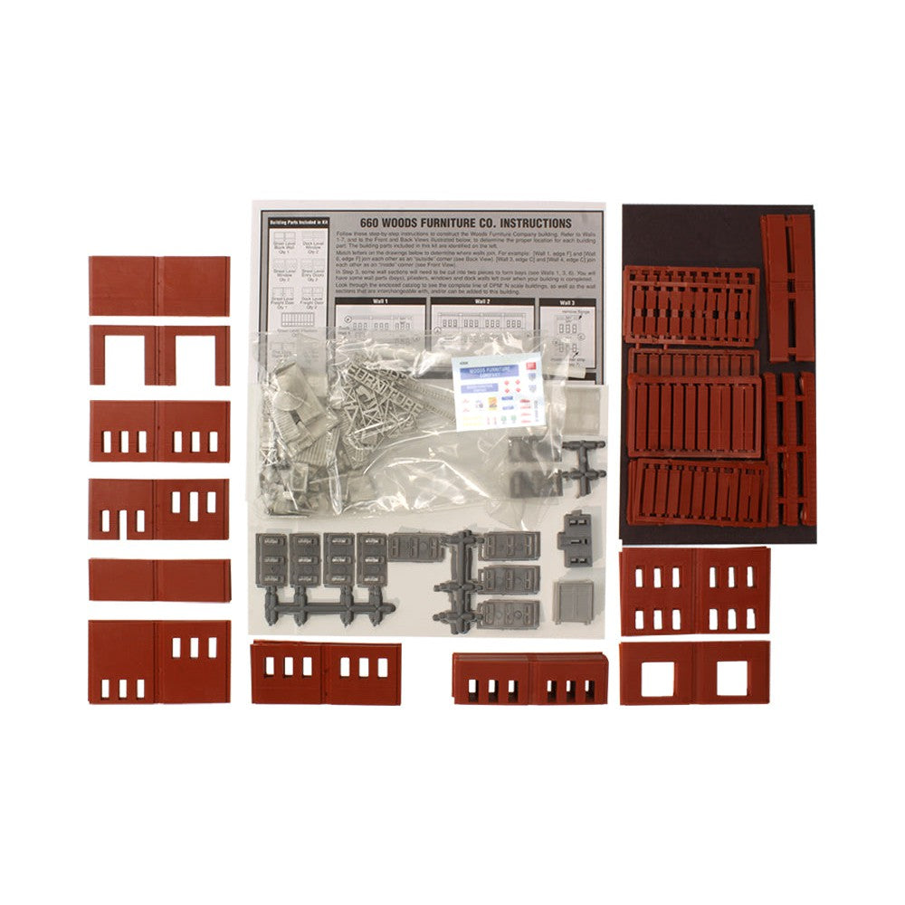 Woodland Scenics N Scale DPM GOLD Woods Furniture Co. Kit