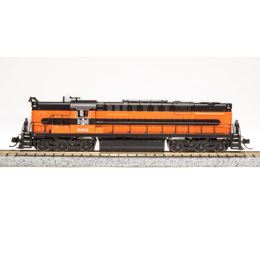 Broadway Limited N P4 Alco RSD-15 Diesel B&LE #885/org&blk DC/DCC Sound