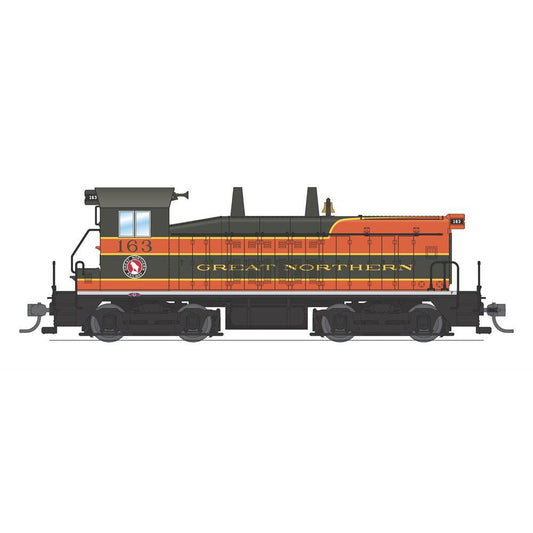 Broadway Limited HO P4 SW7 Diesel GN #163/Empire Builder/DC/DCC Sound