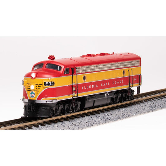 Broadway Limited N P4 F3A Diesel FEC #504/red&yel DC/DCC