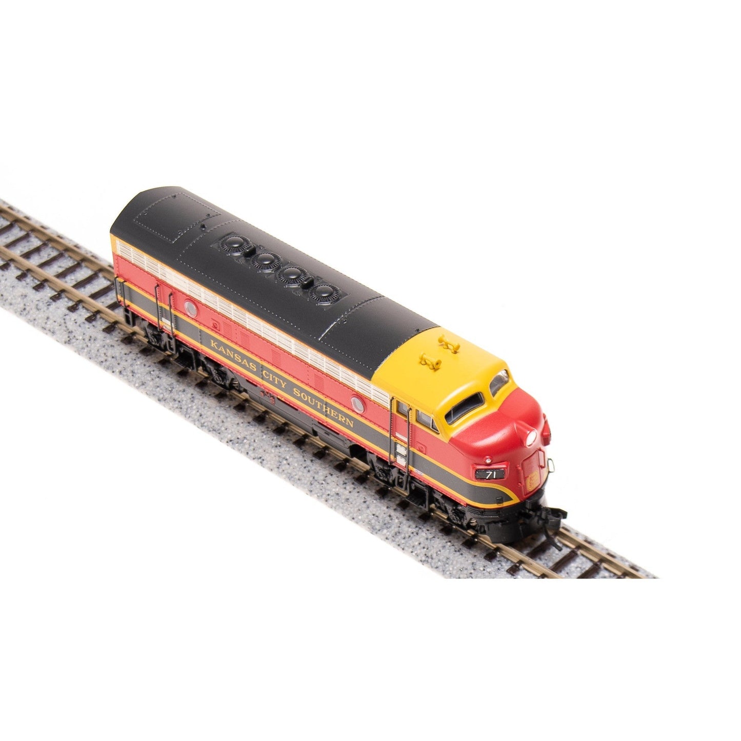 Broadway Limited N P4 F3A Diesel KCS #71C/Freight Belle Scheme DC/DCC