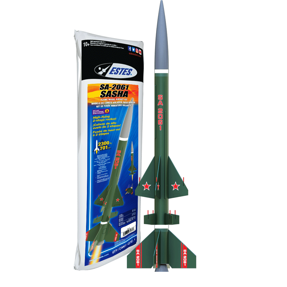 Estes Sasha 2 Stage Rocket