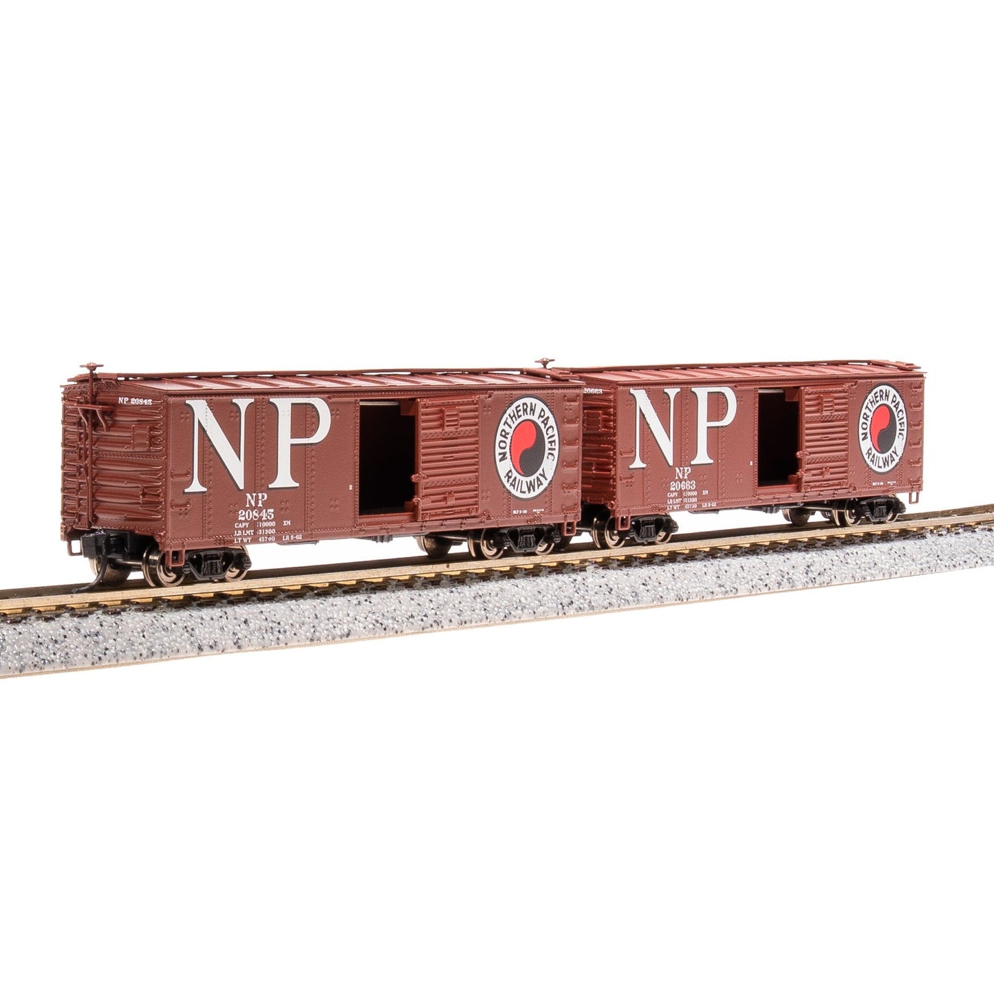 Broadway Limited N USRA 40' Steel Boxcar 2pk NP