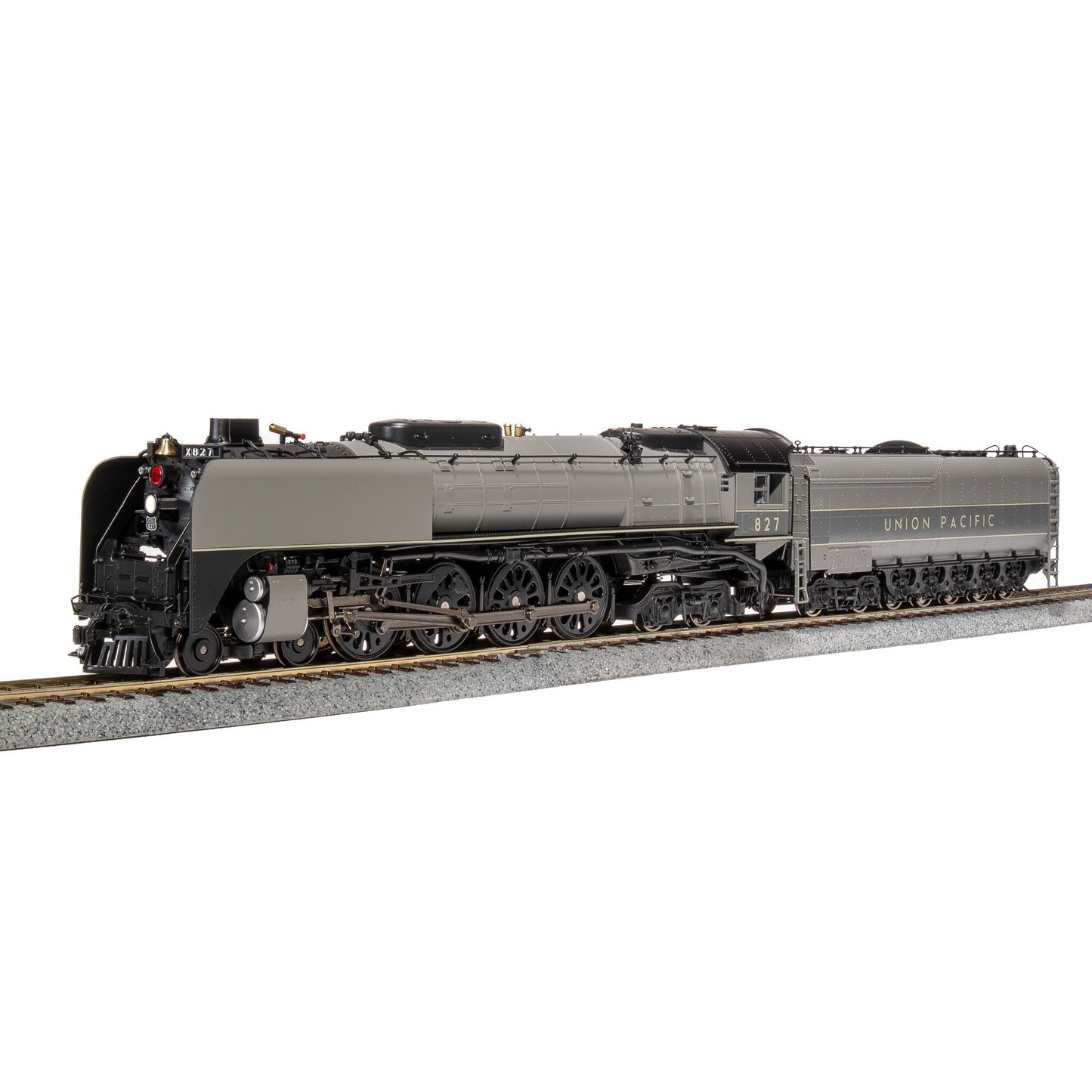 Broadway Limited HO P4 UP FEF-2 4-8-4 Steam Loco #827/TTG w/Aluminum DC/DCC S