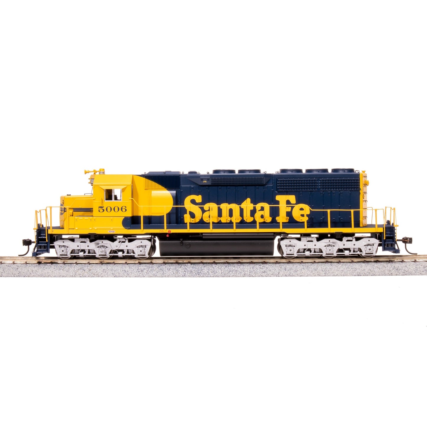 Broadway Limited HO SD40-2 Diesel SF #5010/Yellow Warbonnet DCC Ready