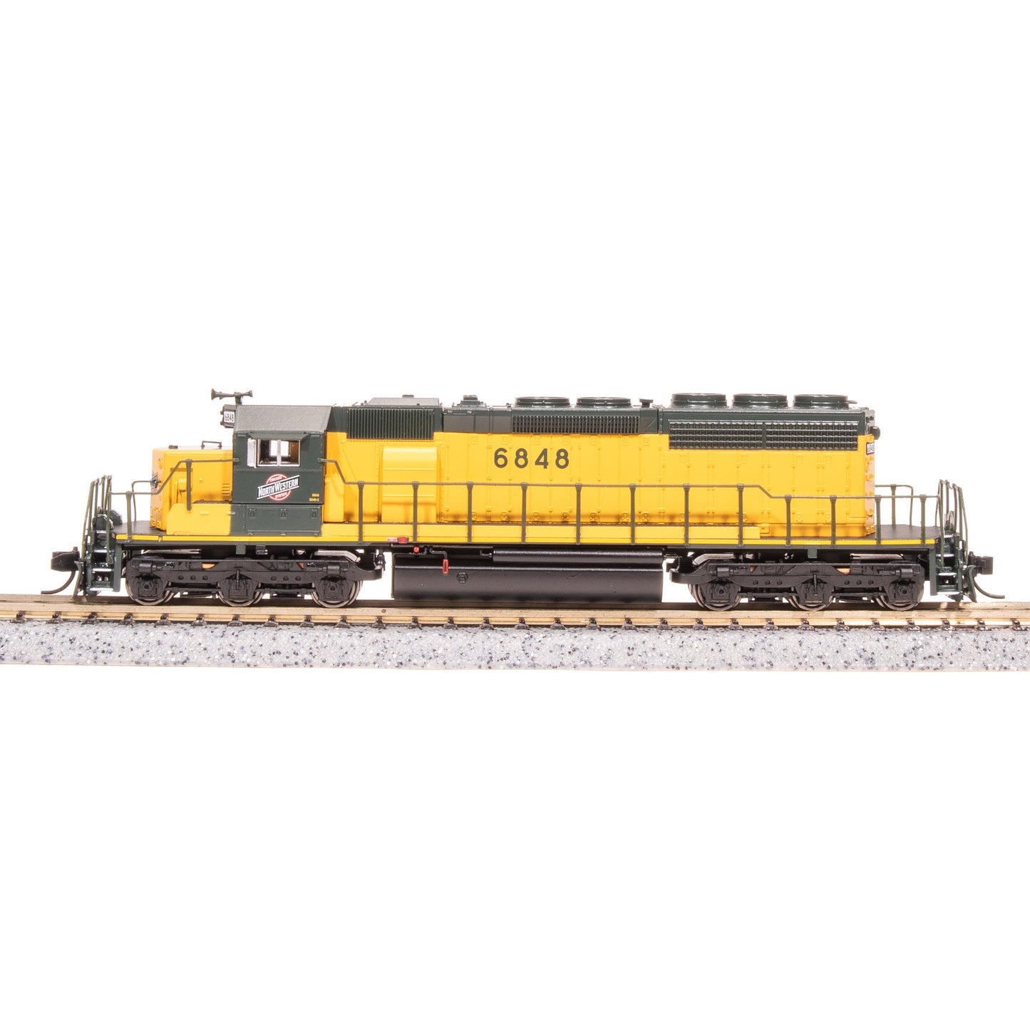 Broadway Limited N Scale SD40-2 Diesel CNW #6867/grn&yel DC/DCC Sound