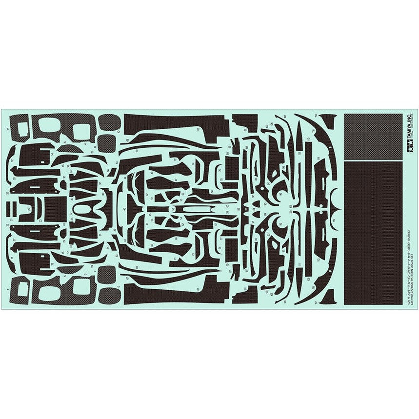 Tamiya LaFerrari Carbon Pattern Decal Set