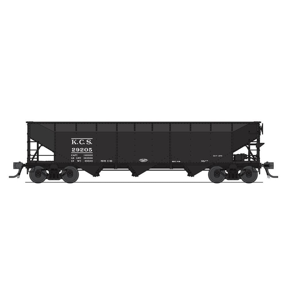 Broadway Limited HO Scale AAR 70t 3-Bay Hopper KCS #29340