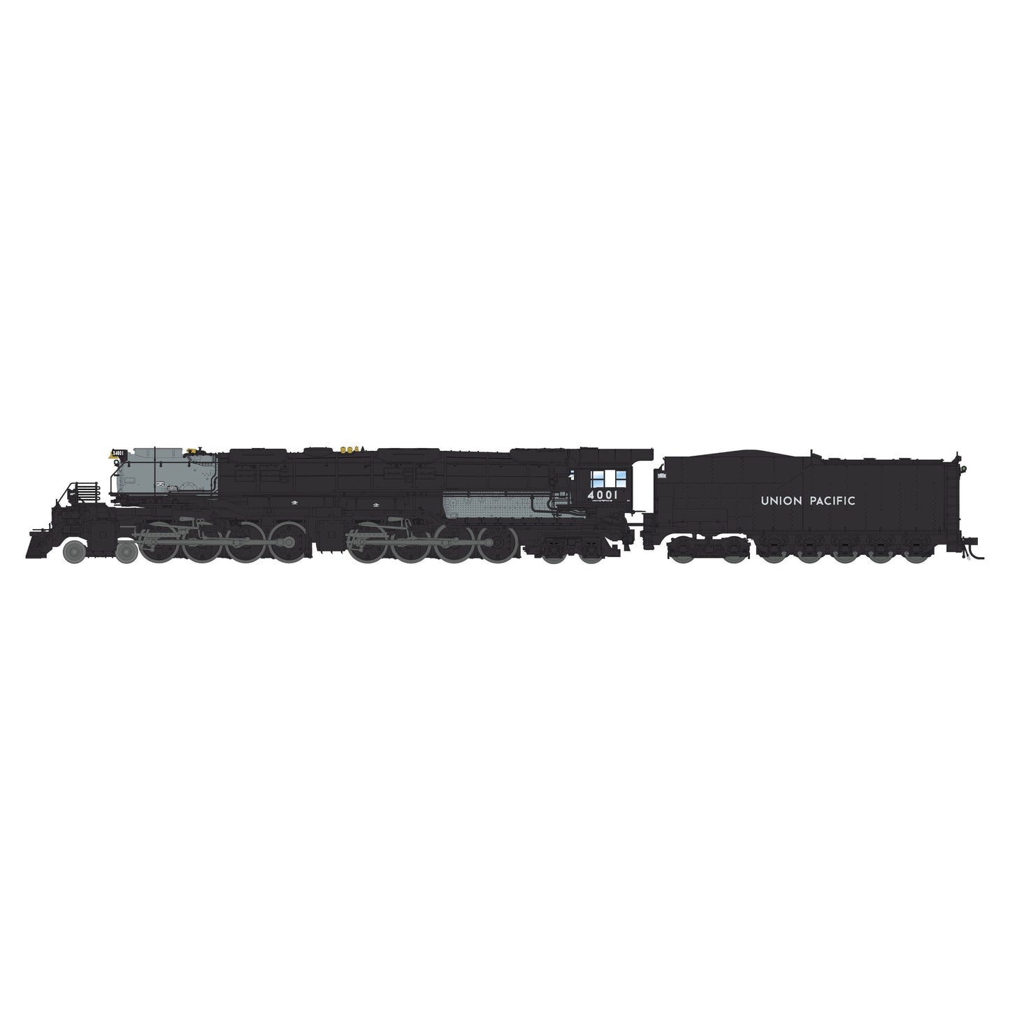 Broadway Limited HO P4 UP Big Boy #4007 Steam Loco/As-Delivered DC/DCC Smoke