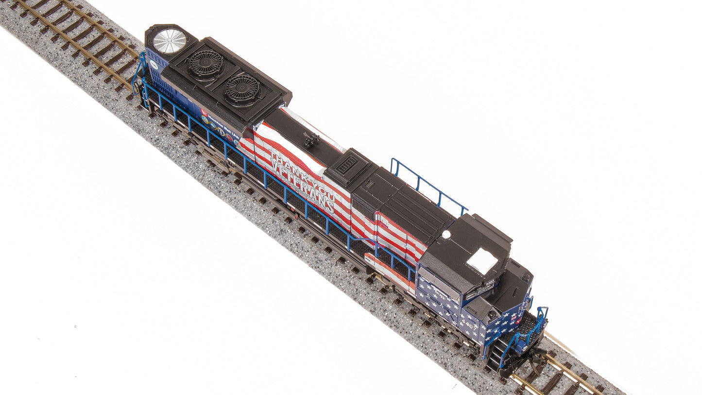 Broadway Limited N MRL 4407 Veterans Tribute SD70ACe Pargon 4 DCC/Sound