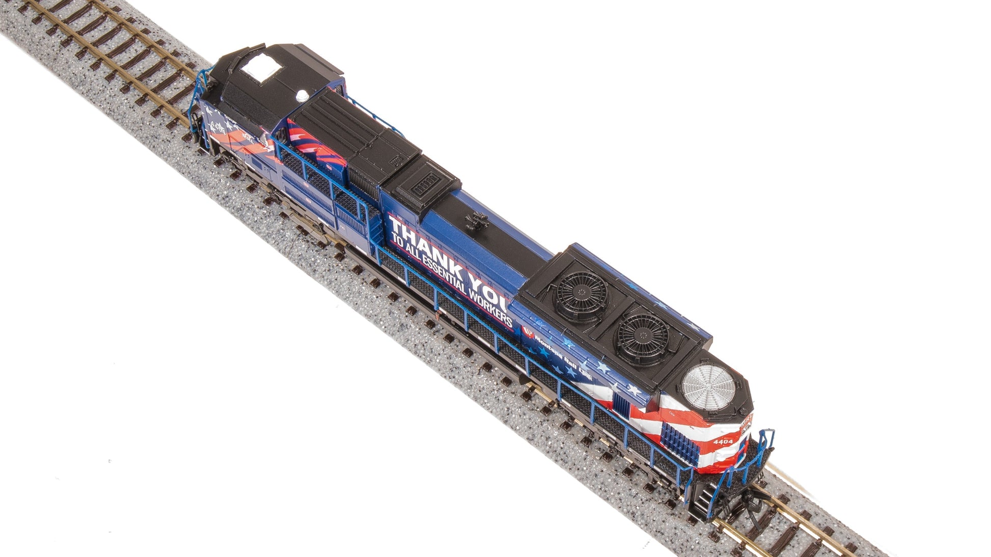 Broadway Limited N MRL 4404 Essential Workers Tribute SD70ACe Pargon 4 DCC/Sound