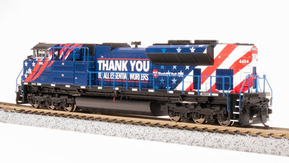 Broadway Limited N MRL 4404 Essential Workers Tribute SD70ACe Pargon 4 DCC/Sound