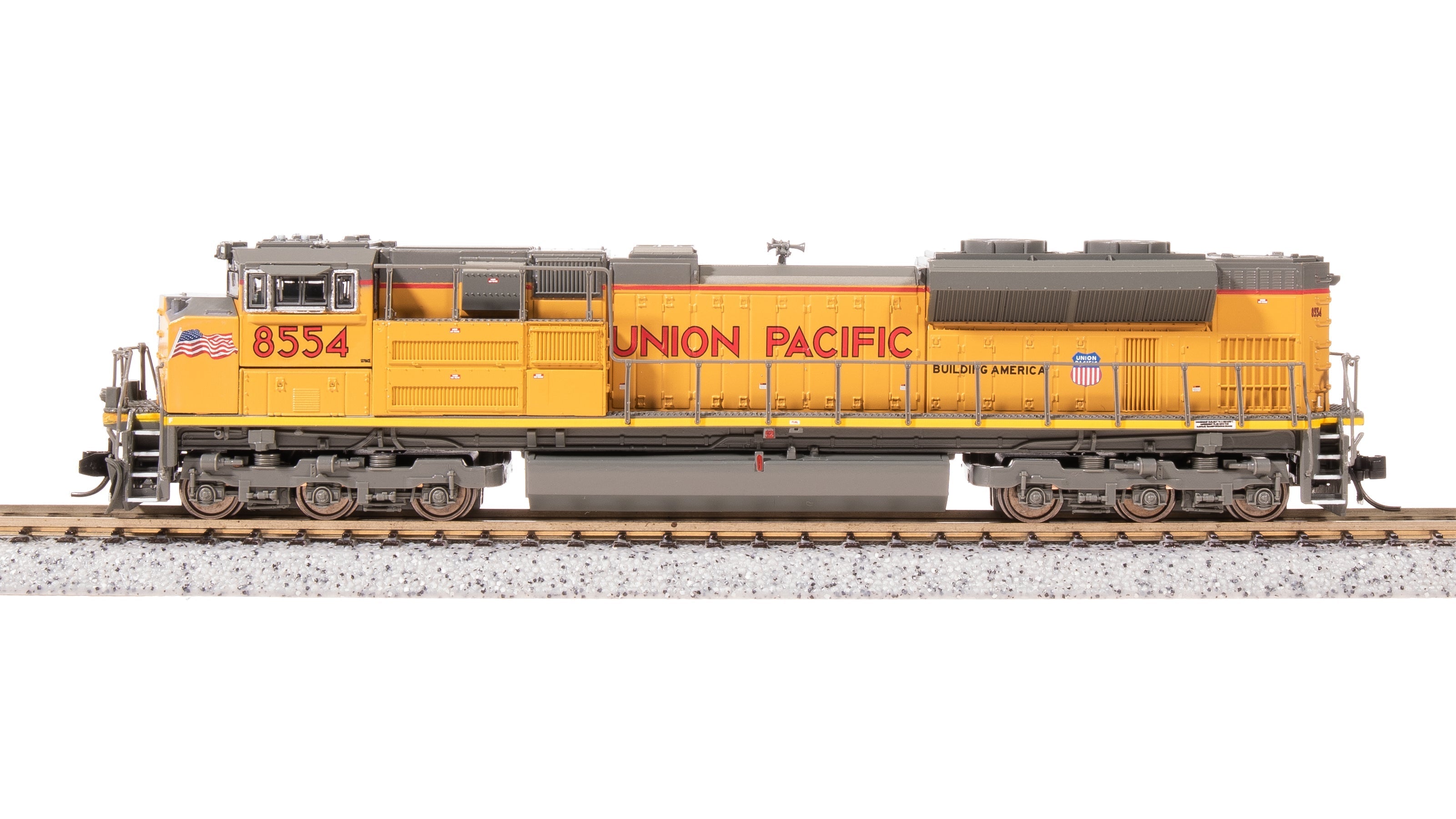 Broadway Limited N Union Pacific UP 8554 Small Flags Scheme SD70ACe Pargon 4 DCC/Sound