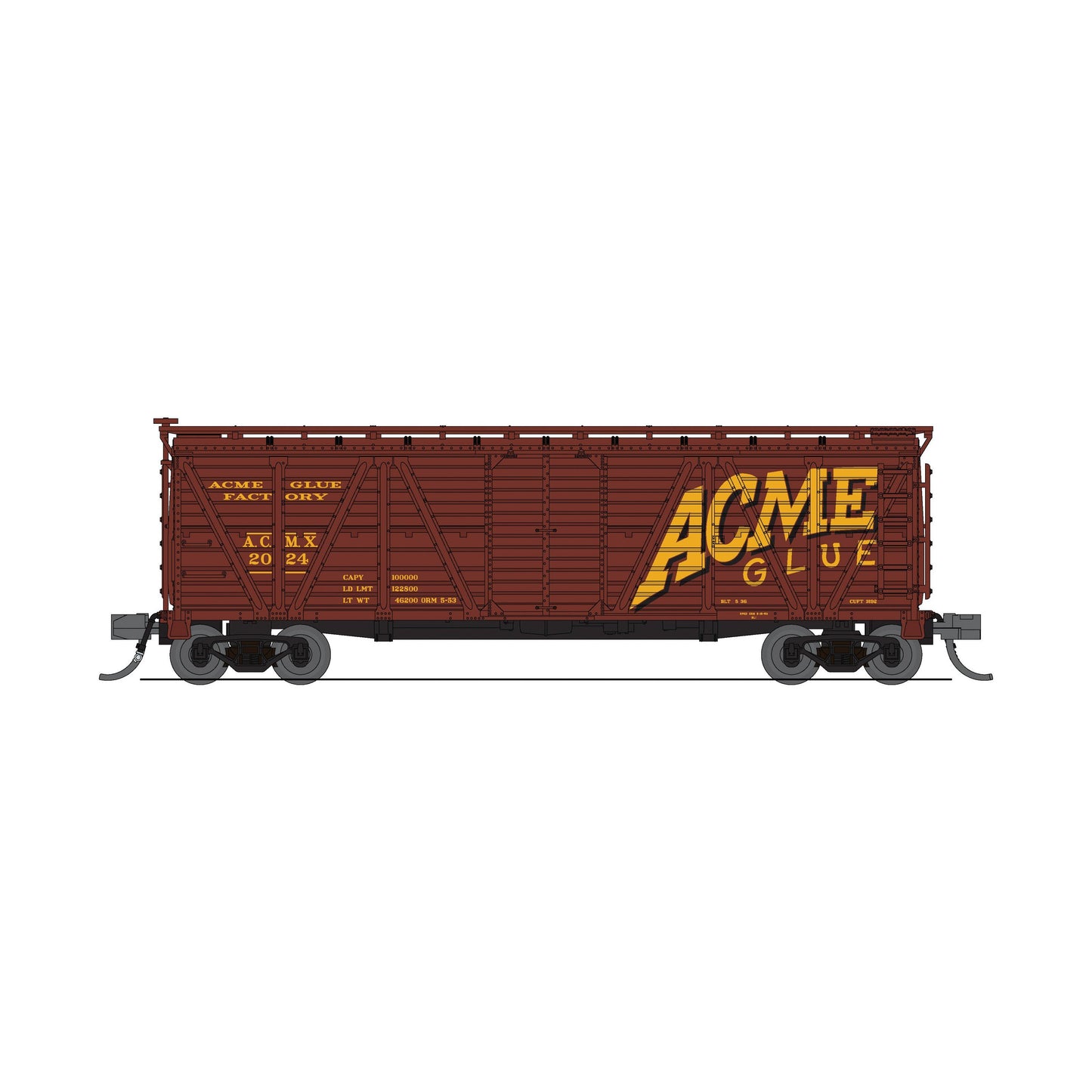 Broadway Limited N Scale Stock Car ACME Glue Factory W/ Sounds