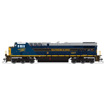 Broadway Limited HO Scale CSX 1827 Baltimore & Ohio Heritage ES44AC GEVO Locomotive DCC/Sound Pargon 4