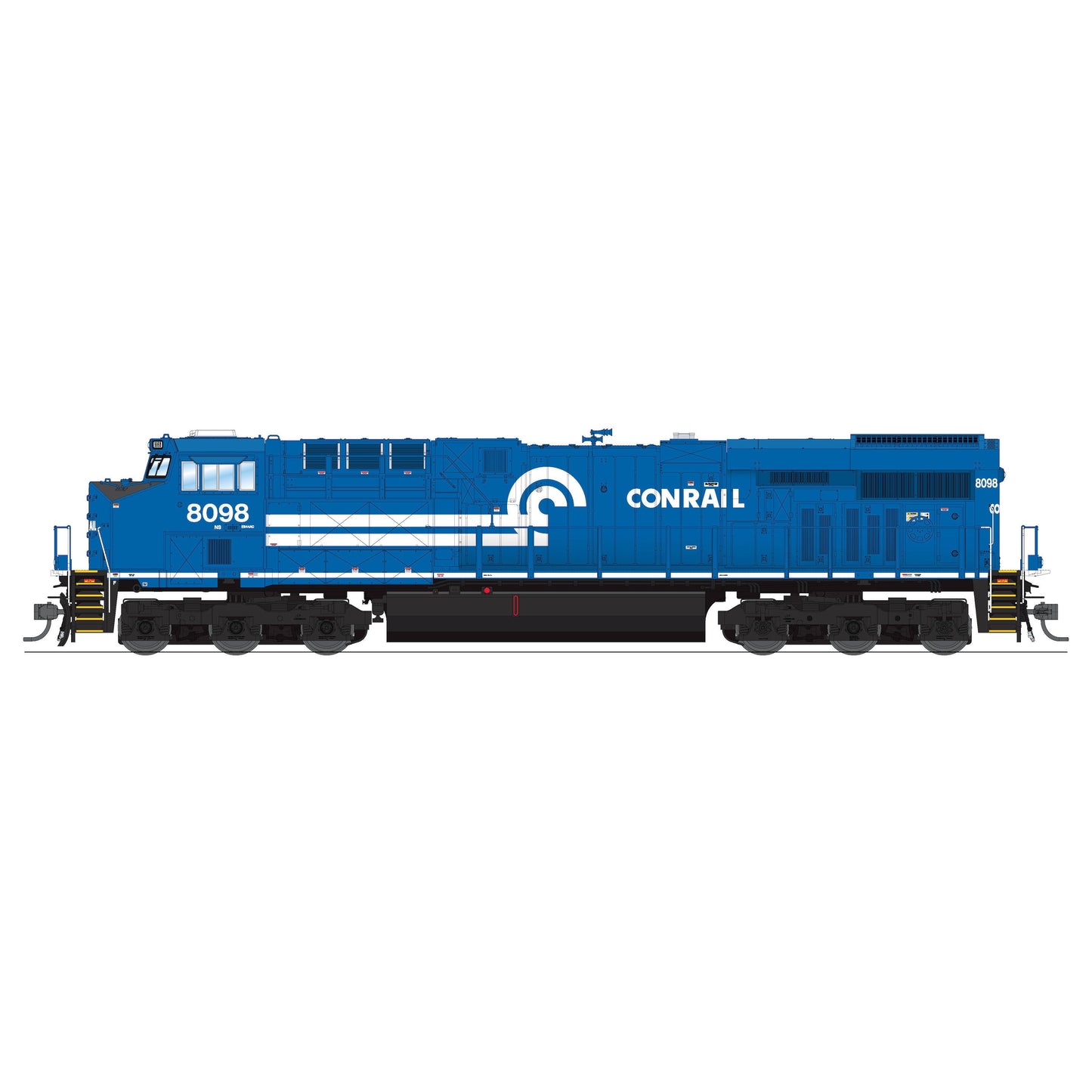 Broadway Limited HO Scale Norfolk Southern Conrail 8098 Heritage ES44AC GEVO Locomotive DCC/Sound Pargon 4