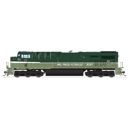 Broadway Limited HO Scale Northern Pacific Fantasy ES44AC GEVO Locomotive DCC/Sound Pargon 4