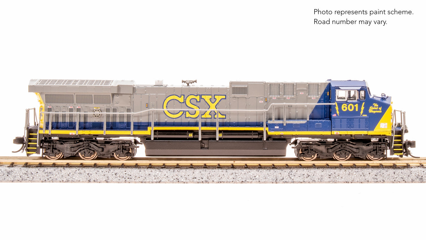 Broadway Limited N GE AC6000, CSX #678, YN2 Paint Stealth DC