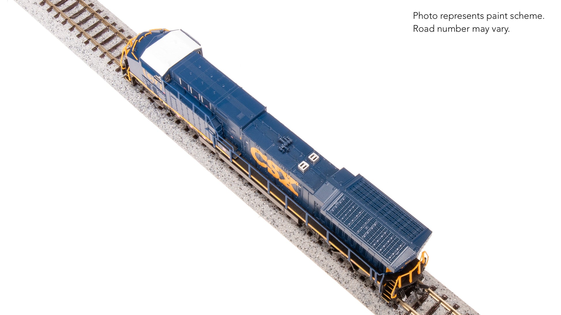 Broadway Limited N 8595 GE AC6000, CSX #629, YN3 Paint Stealth DC