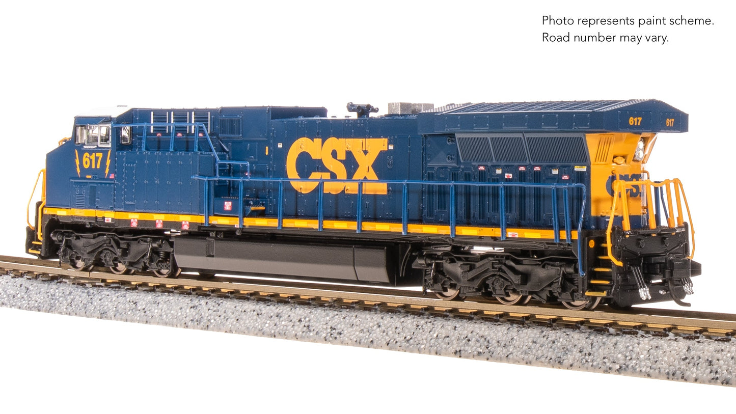 Broadway Limited N 8595 GE AC6000, CSX #629, YN3 Paint Stealth DC