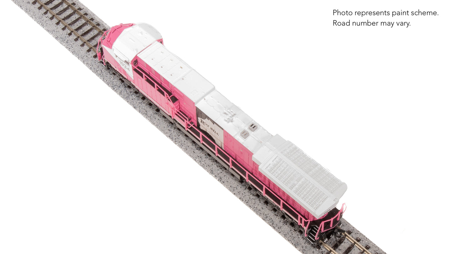 Broadway Limited N GE AC6000, Roy Hill Mining #1024, Pink/White/Black Paint Stealth DC